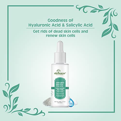 Image of AHA 30% BHA 5% PHA 2% Face Peeling Solution Exfoliating Serum for skin glow, Paraben Free, AHA BHA Peeling Solution for Men & Women Pack of 1