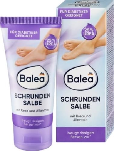 Balea Krem do stóp, maść z zaokrągleniami 25% mocznika, 1 x 50 ml