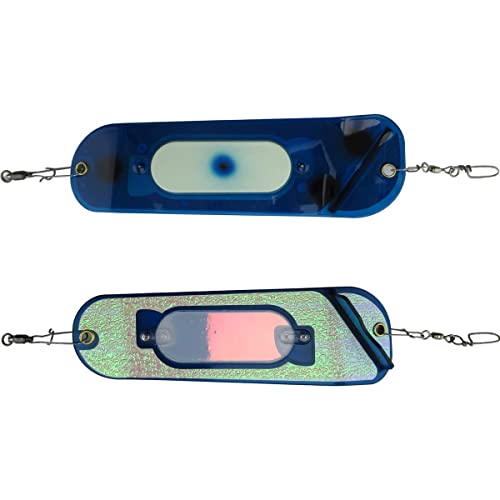 Moonshine Lures Flasher - Blue/Crushed Glow