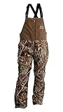 Realtree Men's Edge Camo Hunting Insulated Water-Resistant Breathable Midweight Super Warm Bibs Coveralls | Size X-Large