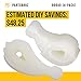PartsBroz 80040 Washer Agitator Dogs 4-Pack FSP Agits Washing Machine Replacement Kit Ultra Durable Part - Compatible Whirlpool Kenmore Maytag Kitchenaid Roper - Replaces AP3119063 PS388034 387091