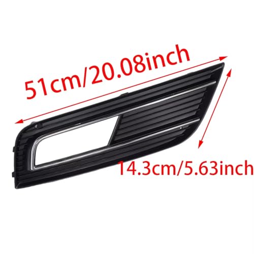 Rejilla de luz antiniebla derecha para parachoques delantero de Audi A4 B8 8KD807681B 5