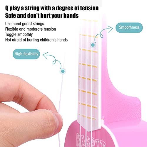 Jouets de Guitare Ukulélé,Guitare Douce Au Toucher en Plastique Respectueux de L’Environnement pour Les Tout Petits… - Les Beatles, Paul McCartney, John Lennon, RIngo Starr, George Harrison Jouets de Guitare Ukulélé,Guitare Douce Au Toucher en Plastique Respectueux de L'Environnement pour Les Tout Petits… – Image 5
