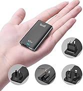 Budi 65W PD3.0 USB C GaN Foldable Plug Adapter USB Ultra-Thin Portable Wall-Mounted Travel Power ...