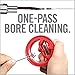 Real Avid Bore Boss Gun Cleaning System | Rapid Pull Through Barrel & Bore Cleaning Cable with Integrated Brush & Mop for Quick & Mess Free Gun Cleaning