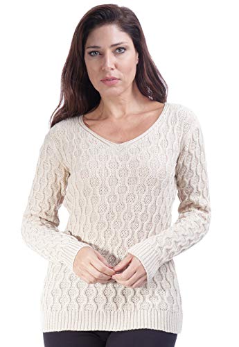 Blusa Tricot Amazonia Vital Colmeia Cor:Bege;Gênero:Mulher;Tamanho:Único