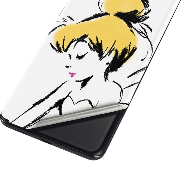 Skinit Decal Phone Skin Compatible with Galaxy S21 5G - Officially Licensed Disney Tinker Bell Dreamer Ink Art Design4