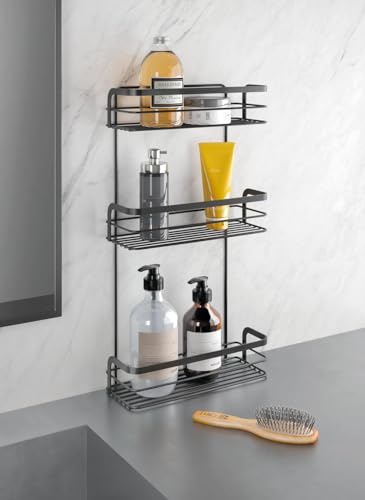 Shelving Unit Metaltex solution gain de place petit coin buanderie