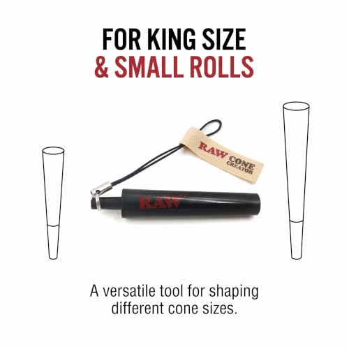 Image of RAW Cone Creator Rolling Tool, Plastic Cone Shaper for King Size & Small Rolls, Compact 5 cm Rolling Accessory (2)