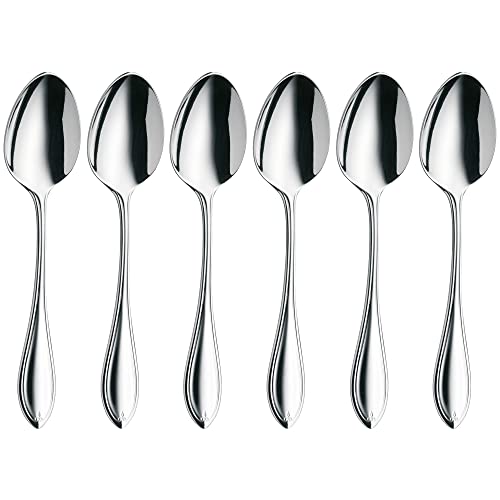 WMF Premiere Espressolöffel Set 6-teilig, 10,8 cm, Espresso Löffel Cromargan protect Edelstahl poliert, kleine Löffel kratzbeständig, spülmaschinenfest
