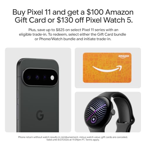 Google Pixel 11 - Obsidian 512 GB & Pixel Watch 5 Obsidian 45mm WiFi - Image 3