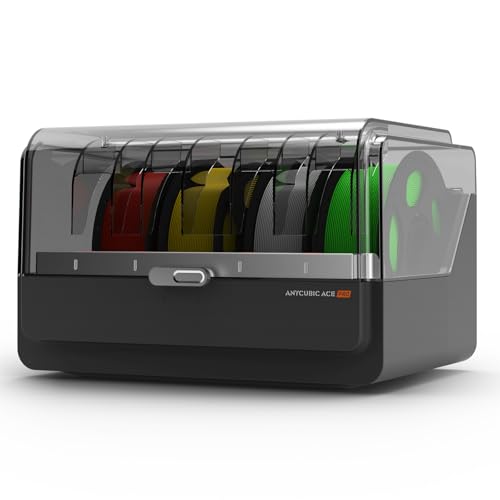 anycubic ace pro for anycubic kobra s1 3d printer nozzle clog detection automatic filament backup filament humidity preset drying while 3d printing dual ptc heating and 360 hot air system
