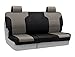 Coverking Custom Fit Front 50/50 Bucket Seat Cover for Select Ford F-Series Models - Neosupreme (Charcoal with Black sides)