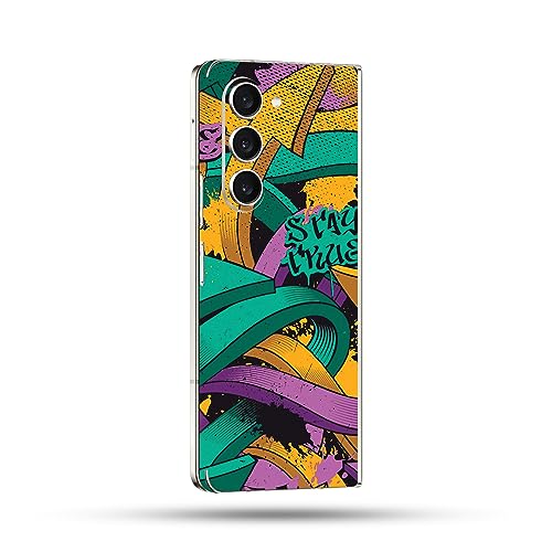 Image of MightySkins Skin Compatible with Samsung Galaxy Z Fold 5 Full Wrap - Puppy Fall | Protective, Durable, and Unique Vinyl Decal wrap Cover | Easy to Apply, Remove, and Change Styles | Made in The USA