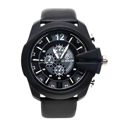 AU. HENLEIN The Emperor Elegance Premium Analog Wrist Watch for Men ([AU-716]) Color-Black (B0D5DG593P) Amazon Price History, Amazon Price Tracker