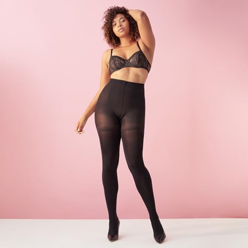 Image of CALZITALY High Waist Tights Tummy Control Top - 20 Denier Shaping Pantyhose, Sheer Shaping Tights for Women All Day Use