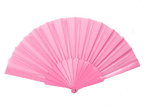 LP Divertissements Éventail Plastique. Rose 22cm