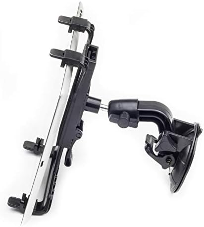 Digicharge® Car Tablet Mount W/ 360 Degrees Adjustable Bracket Strong Suction Cup Windshield Dashboard Holder Car Mount for 8" - 12" Tablets For iPad Air Samsung Galaxy Tab Amazon Fire HD Huawei etc.