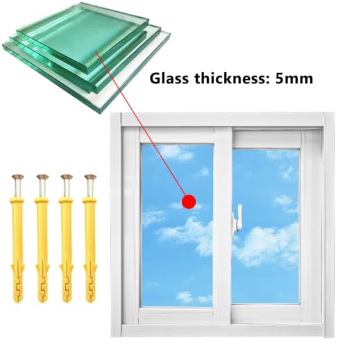 Ventana corrediza de aluminio 101x33cm con cristal templado para tejado 4