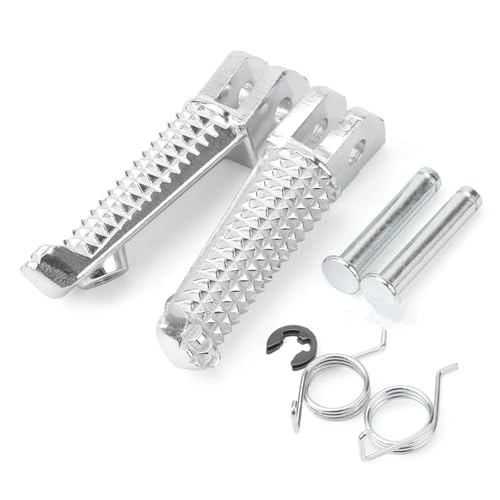 POLOFZFGKZ Für Y&AMAHA YZF R3 R25 R125 MT07 MT09 Tracer 900 XSR 700 MT10 MT25 MT03 MT125 Motorrad-Fußrasten Vorne Motorrad Fußstütze Pedale