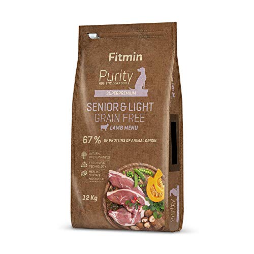 FITMIN Purity Dog GF Senior & Light Lamb 12 kg Agneau, Pomme de Terre
