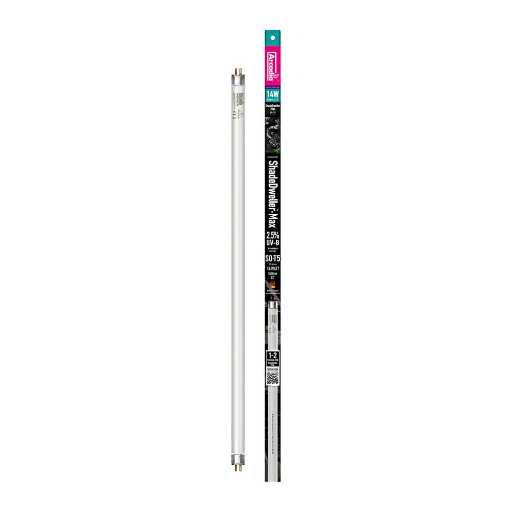 Arcadia ShadeDwellen-MAX T5 14W Fluorescent Tube 2.5% UVB