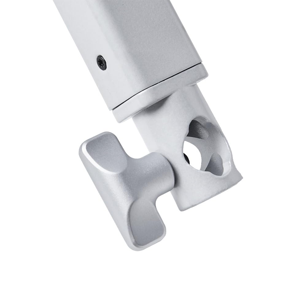 amaran Verge Adaptador de Soporte – Montura para trípode con inclinación de 180° y Sistema de Bloqueo rápido para Verge y Verge MAX – Compatible con Soportes estándar de 5/8" – Plateado