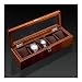 AOSUAI Legno vigilanza dell'esposizione Box Organizzatore Black Watch di Legno della vigilanza di Caso di immagazzinaggio di imballaggio Caso Gioielli Personalizzati scatole Regalo Decorative