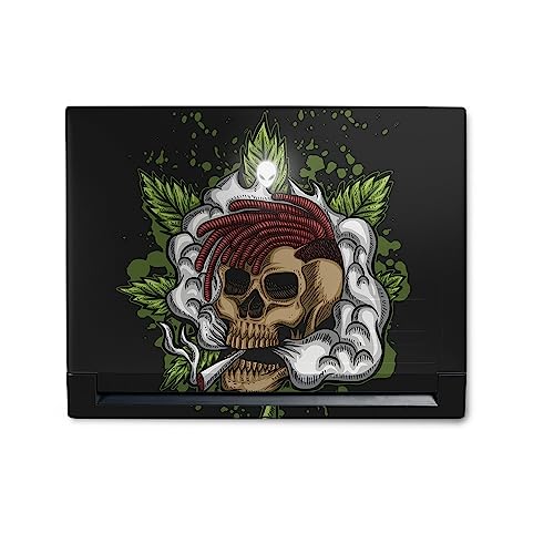 Image of MightySkins Skin Compatible with Alienware M18 R1 (2023) Full Wrap Kit - Death by Ganja | Protective, Durable, and Unique Vinyl Decal wrap Cover | Easy to Apply & Change Styles | Made in The USA