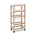 Produktbild ZELLER PRESENT SCHÖNER LEBEN. PRAKTISCH WOHNEN. Nischen-Rollwagen, Bamboo/MDF