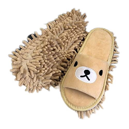 Floor Cleaner Shoe Mop Mop Slippers For Floor Cleaning Cartoon Mikrofaser Hausschuhe Lazy Slippers Shoe Schmutz Haare Reinigung for Home Office Floor Dust Dirt Hair Cleaning Tool Unisex size 42