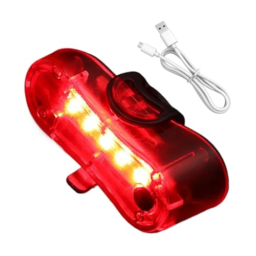 Luces de Ciclo para Montar Nocturno, luz Trasera de Ciclo - Potente luz Trasera para el Ciclo,Scooter Recargable Red Taillight, Accesorios para Montar Bicicletas de montaña, Bicicletas de Carretera