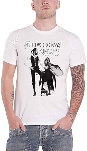 [YaoanFF] [Fleetwood Mac] T�V���c ���� �����Y ���f�B�[�XRumours Band Logo ���S���� �v�����gt�V���c �X���[�uT�V���c �S�T�C�Y �j�����p