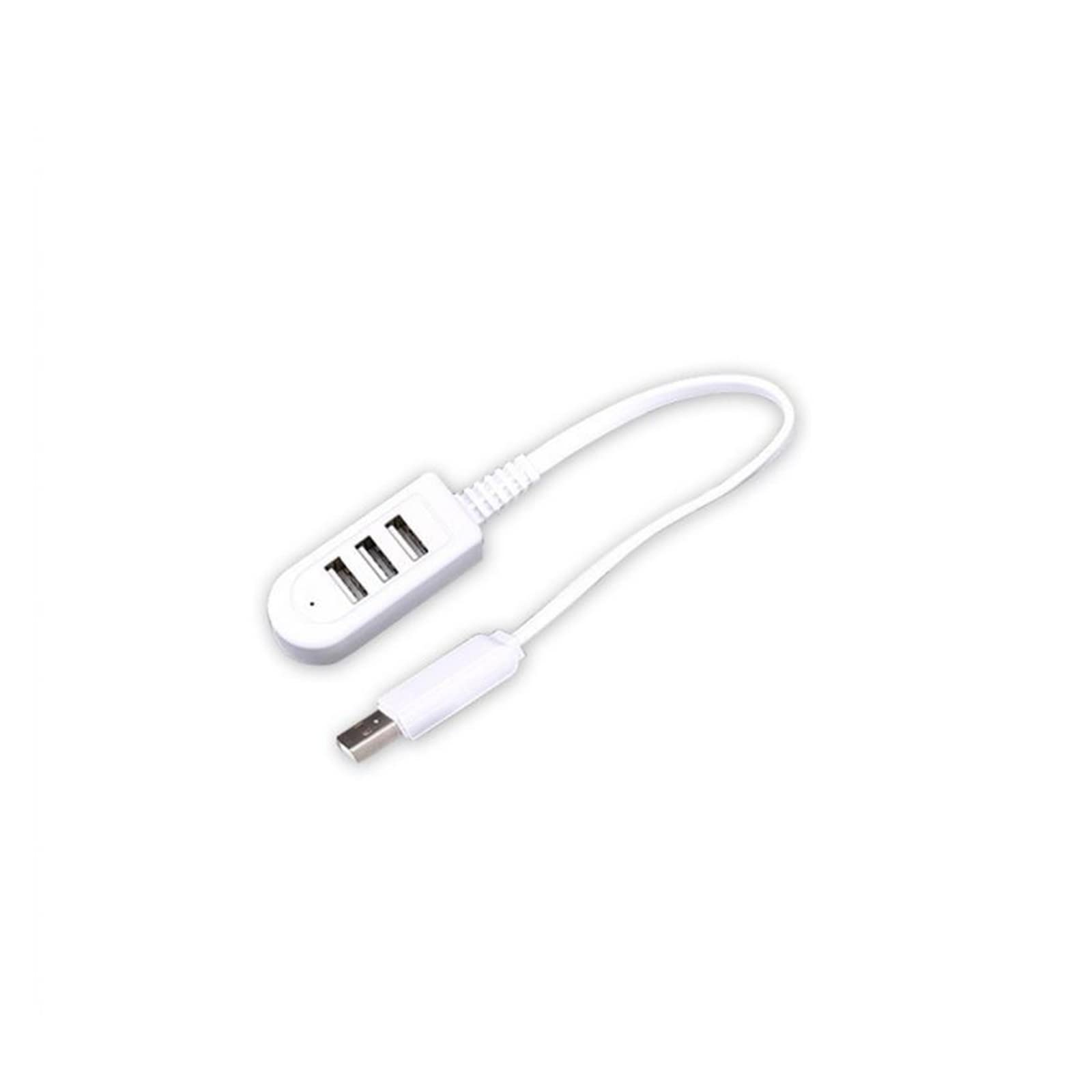 Stacja ładowania Multi, Nowy 3-portowy rozdzielacz usb jeden na trzy przedłużacz konwertera ładowarki 3A rozszerzenie linii multi-port Hub kable do transmisji danych mini-usb dla wielu urządzeń(30cm)