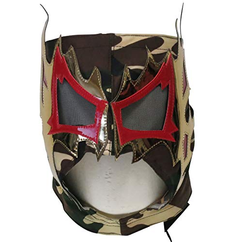 【プロレスマスク】悪魔仮面 ケンドー・カ・シン セミレプリカマスク カモフラージュ ルチャリブレ プロレス 【プロレスマスク】悪魔仮面 ケンドー・カ・シン セミレプリカマスク カモフラージュ ルチャリブレ プロレス