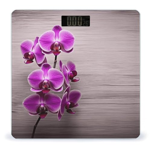 Báscula digital de baño con vidrio templado 400 lb