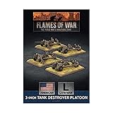  Flames ofWar Late War American 3-Inch Tank Destroyer Platoon (UBX80)