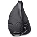 DIME BAGS - Slinger Crossbody Bag - Premium Over the Shoulder Sling Bag - Cross Body Strap Backpack (Onyx)