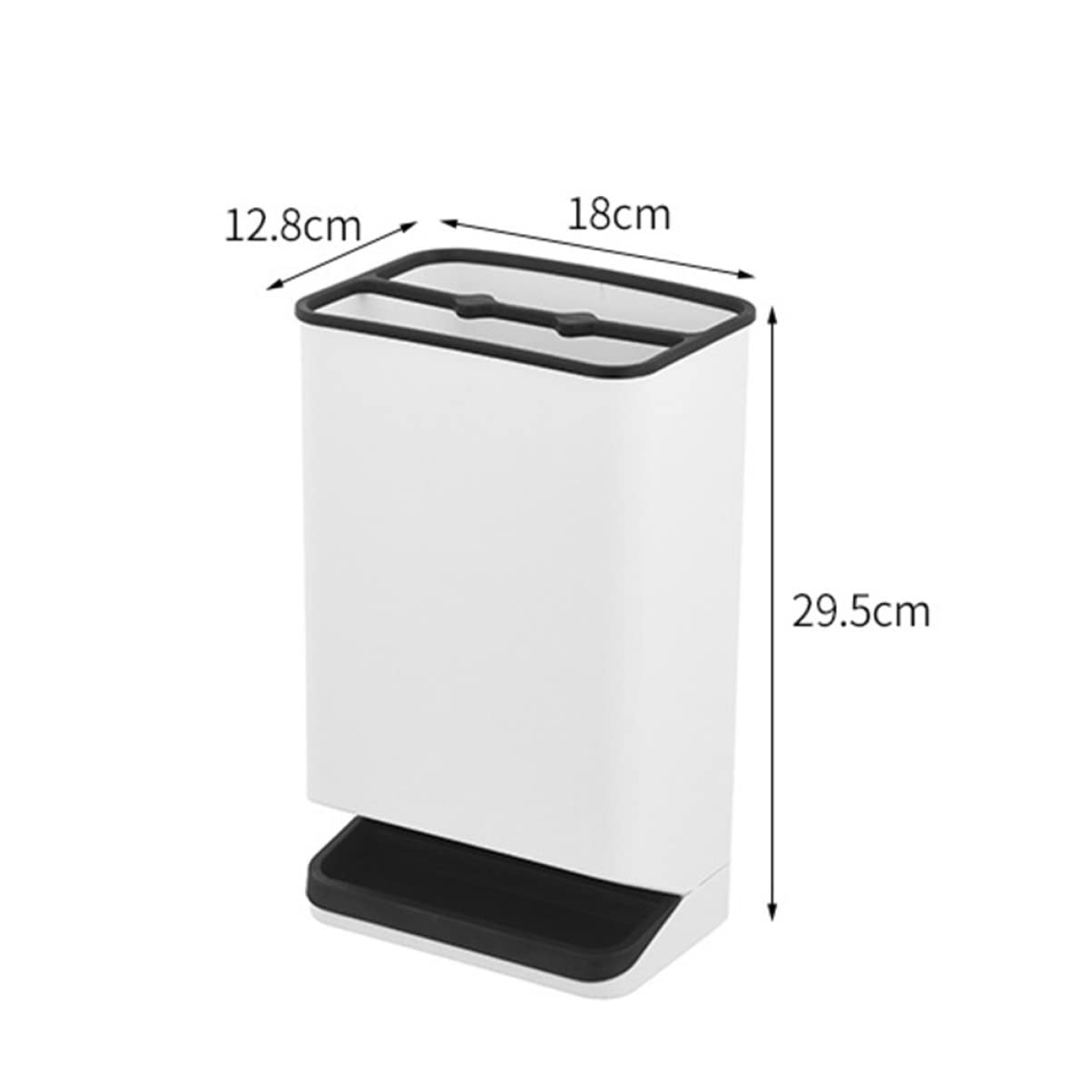 Happyyami Detachable Umbrella Storage Rack Leakproof Dumping Six Hole Holder for Long and Handle Umbrellas Compact Design for Minimalist Spaces Black Color Random Base Style