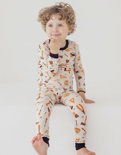 Image of VAENAIT BABY 12Months-12Years Toddler Kids Junior Boys Car Train Fireman Snug fit Sleepwear Pjs Set
