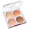 L'Oreal Paris Makeup True Match Lumi Glow Nude Highlighter Palette, customizable glow palette, highlighter, bronzer and blush, for a natural, illuminated look, 2 universal shades, Sun-Kissed, 0.26 oz.