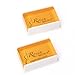 Natural Low Dust Rosin 2-Pack for Violin, Viola and Cello with Protective Case