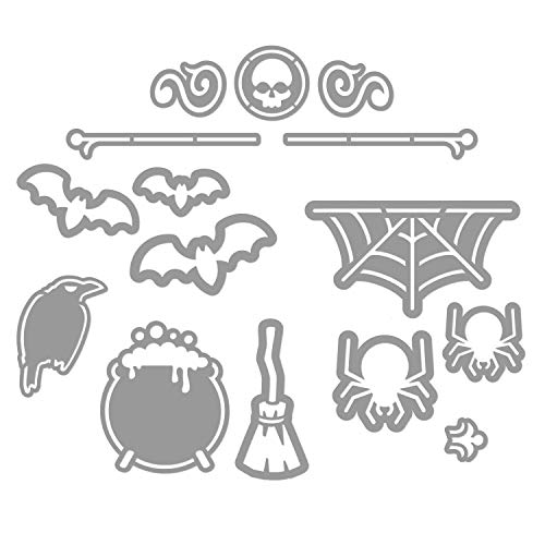 Plata Chalkboards Magnetic Chalkboard Stencils for Halloween - Halloween Stencils for Chalkboards- Outdoor Halloween Decor - Sign Stencils - Craft Stencils - Drawing Templates- Reusable- Art Supplies