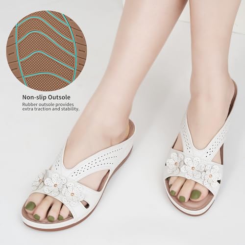 ecetana sandals for women wedge shoes slides sandals platform shoes