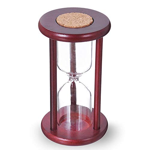 Empty Hourglass Sand Timer, Woodden Frame without S