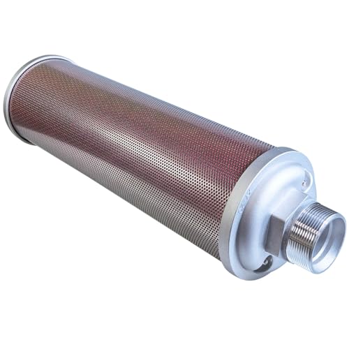 XY-20 Muffler Compatible with Air Compressor Dryer Diaphragm Pump, 2" NPT, Single Chamber 145 PSI, Exhaust Noise Reduction by DCKTONG - Image 3
