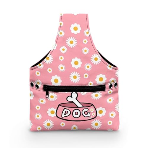 Image of Daisy Yarn Bags for Knitting Yarn Storage Bag Organizer Dog Crochet Organizers and Storage Yarn Storage Bag for Crocheting for Women Gifts Knitting Tote Bag Small