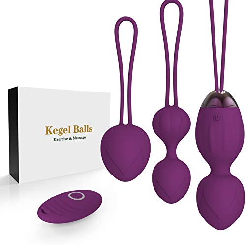 Kegel Exercise Weights Improve Women s Bladder Control - Doctor Recommended Kegel Balls for Tightening & Pelvic Floor Exercises for Beginners & Advanced - Massage Ball & Ben Wa Ball 2 in 1 by RFY Toys