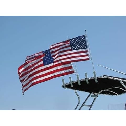 Cool Water Products The Original Rod Holder Boat Flag Pole - No Flag (4 Foot) Cover