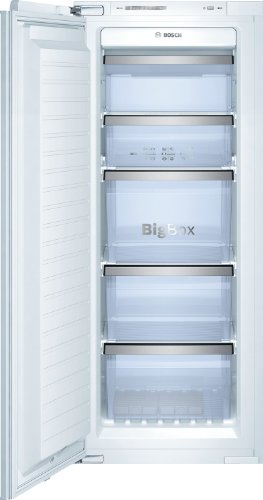 Preisvergleich Produktbild Bosch GIN25P60 Serie 8 Gefrierschrank / A++ / 139,7 cm Höhe / 209 kWh / Jahr / 160 Liter Kühlteil / 160 Liter Gefrierteil / Optischer und akustischer Alarm bei Temperaturanstieg / Eiswürfelschale